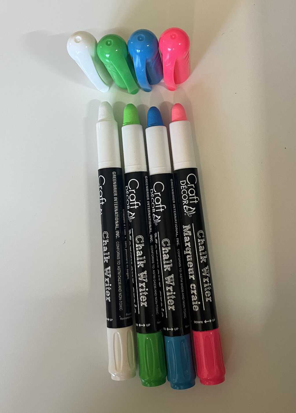 chalk markers