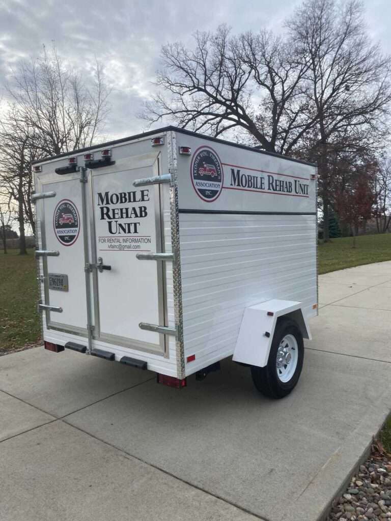 ixonia fire department mobile rehabt unit refrigerated trailer