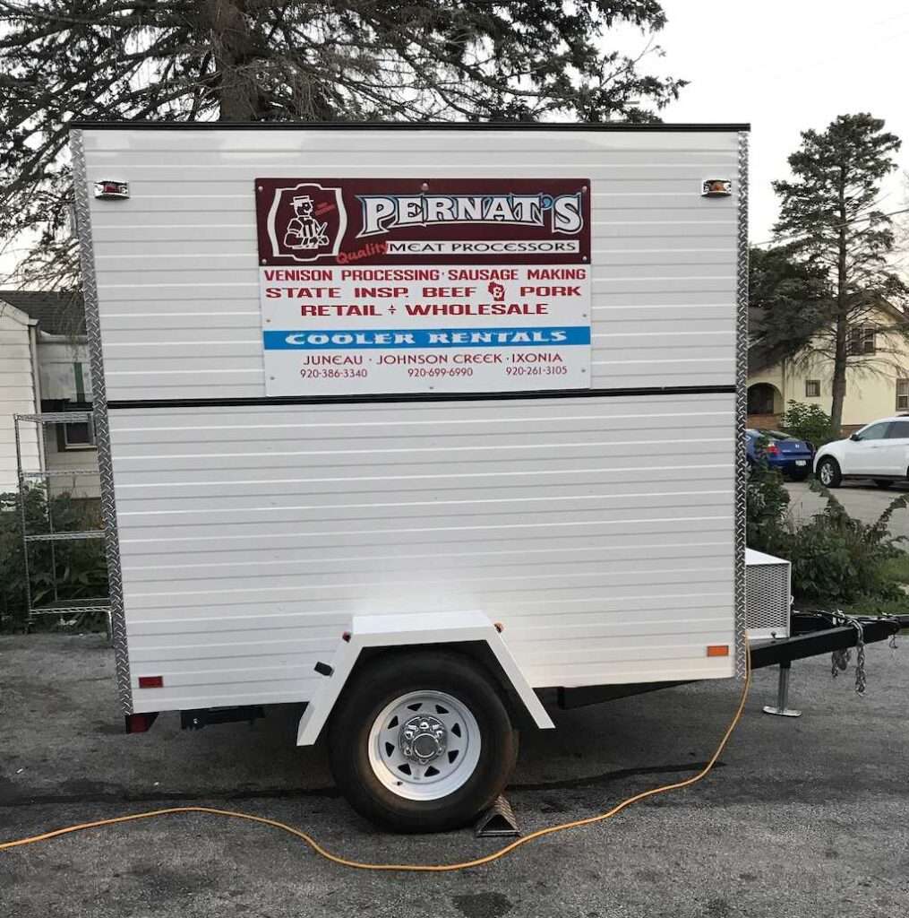 pernats ixonia johnson creek refrigerated trailer Pernats Refrigerated trailer Watertown, WI